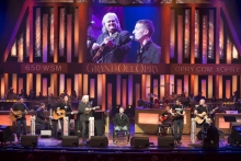 Ricky Skaggs Performs at Opry with MusiCorps Wounded Warrior Band