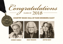 Nashville’s big music week: . . .Country Music Hall of Fame inductions