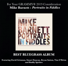 Mike Barnett, Fiddler for Kentucky Thunder, Up for GRAMMY Award Nomination!