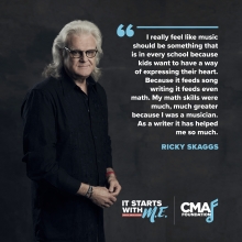 It Starts With M.E. (Music Education) / Ricky Skaggs