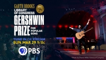 TV ALERT–Watch the Concert for 2020 Gershwin Prize for Popular Song winner, Garth Brooks, with guest performances including Ricky Skaggs!