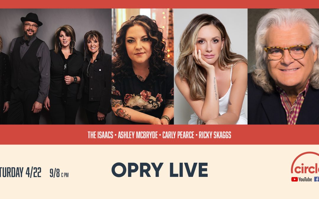 Ricky Skaggs Appearing on Opry Live Sat., April 22!