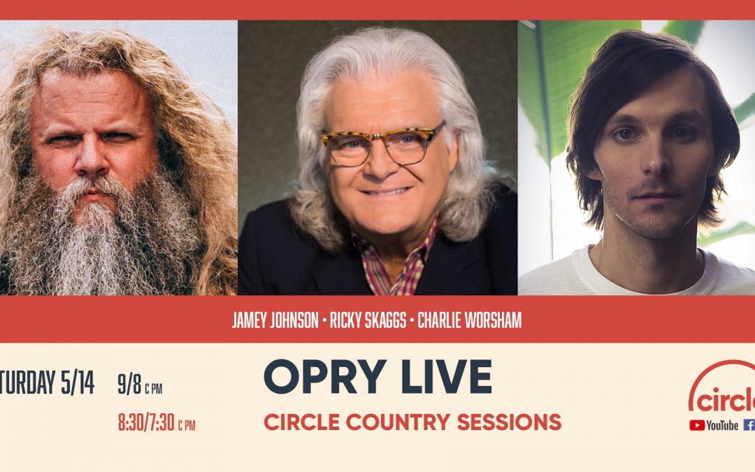 watch ricky skaggs live on the opry this sat., may 14th!