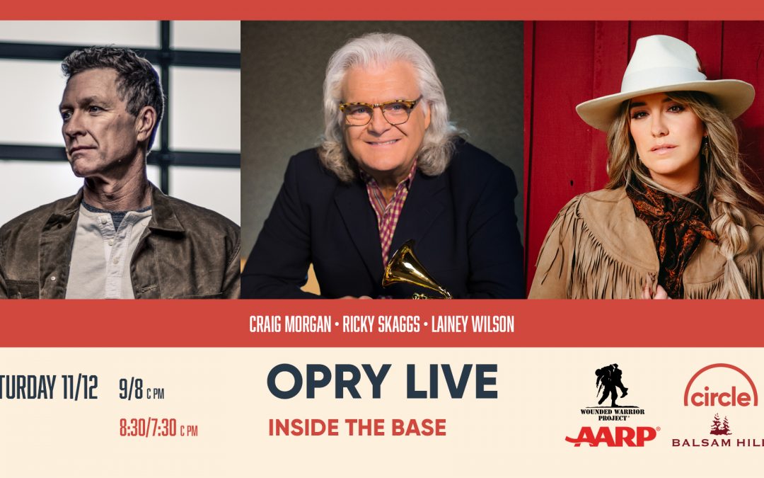 ricky skaggs live on the opry this saturday night! WATCH HERE!