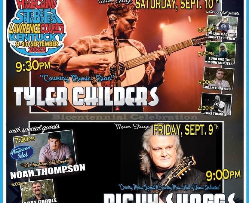 RICKY SKAGGS to Perform at SEPTEMBERFEST Bicentennial Celebration in his hometown of louisa, KY on Fri., Sep. 9th