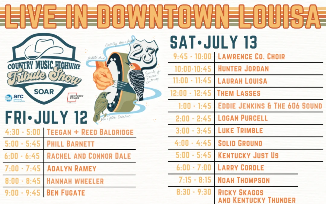 Million Dollar Holler Homecoming LIVE in Downtown LOUISA, KY! FREE shows!
